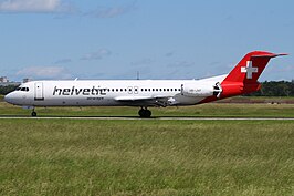 Fokker 100 in Stuttgart