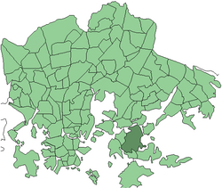 Location in Helsinki