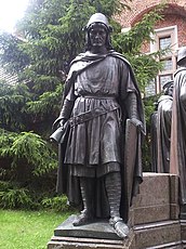 Denkmal Hermanns von Salza in der Ordensburg Marienburg