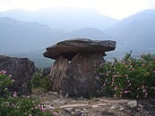 Età del Bronzo Arte megalitica: il dolmen di Marayoor, Kerala, India