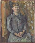 Madame Cézanne رسم زيتي c. 1886 معهد ديترويت للفنون