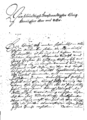 Letter from 1678. Archived by the The Danish National Archives, page 1/3. The letter is public property. Found in the archives by me, Bjørn Andersen, http://bjoerna.dk, and already published on a CD attached to my book Albanske Studier, Cph. 2002