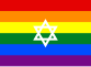 Israel Gay Jewish Pride Flag[163][164]