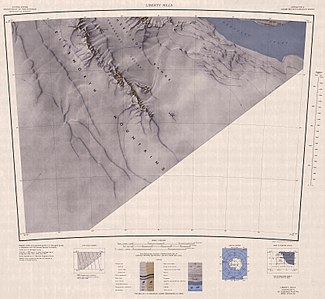 Southern Heritage Range, USGS map