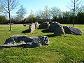 Reconstructed megalithic tomb