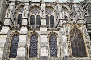 Chartres, contreforts.