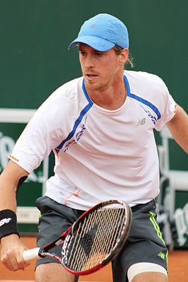 Marcus Daniell op Roland Garros 2015