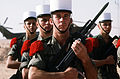 French Legionnaire with FAMAS and fixed bayonet.