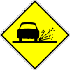 Loose road surface