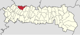 Location in Ialomița County