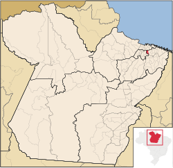 Localização de São Francisco do Pará no Pará