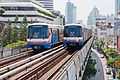 Mo.Mo train in BTS Skytrain Bangkok