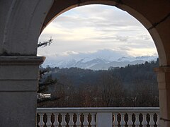 Vue sous la fontaine de Vigny