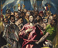 Le Greco, Le Partage de la tunique du Christ (entre 1581 et 1586).