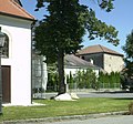 Cannabiaca Blick von der Pfarrkirche auf den Körnerkasten