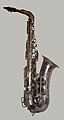 Vintage silver-plated 'Pennsylvania Special' alto saxophone, manufactured by J.Keilwerth[2] in Czechoslovakia, circa 1930