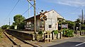 View of the station from the platform side in October 2015