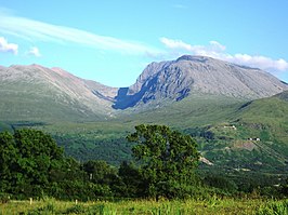 Uitzicht op de Ben Nevis vanuit Banavie