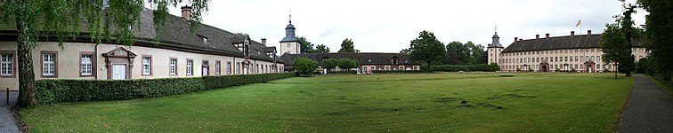 Courtyard of Corvey Abbey