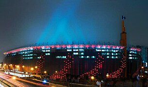 Estadio Nacional of Peru; its current capacity is 50,000 seats as stated by the Peruvian Football Federation.