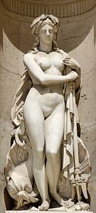 Amphitrite avec un trident François Théodore Devaulx (1866)