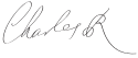 چارلز دوم's signature