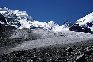 Morteratsch-jäätikkö.