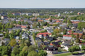 Rauma vue du château d'eau.