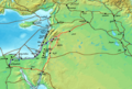 طرق التجارة الشامية 1300 قبل الميلاد