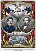 Democratic presidential ticket 1864b