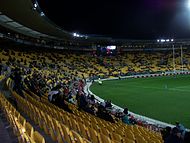 Crowd at a Tri-Nations rugby union match