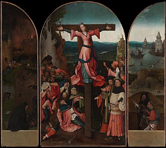 en:The Crucifixion of St Julia, by هیرونیموس بوش