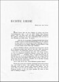 Der Eigene, vol. 2 (1898), no. 1 - two issues in this format - here, the opening page of a gay short story, the journal's first gay text