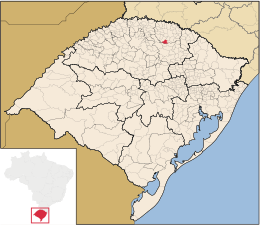 Ipiranga do Sul – Mappa