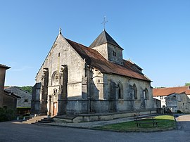 The church in Bazincourt-sur-Saulx