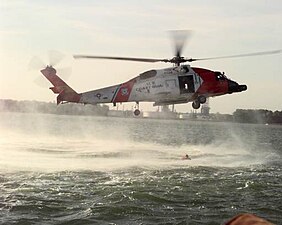 Räddningshelikopter HH-60 Jayhawk.