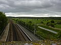 Looking south from the footbridge