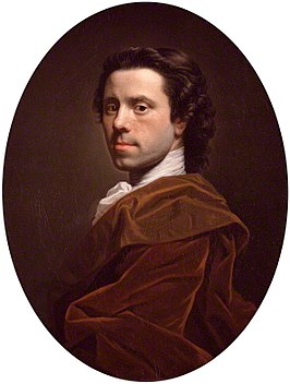 Zelfportret van Allan Ramsay (ca. 1737)