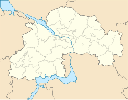 Myronove is located in Dnipropetrovsk Oblast