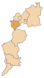 Poloha okresu Mattersburg v spolkovej krajine Burgenland (klikacia mapa)