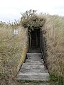 Heute als Toilette genutzter Bunker