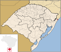 Localização de Torres no Rio Grande do Sul