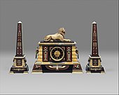 Clock; by Tiffany & Co.; circa 1885; marble & bronze; 46 x 51.1 x 19.7 cm; Metropolitan Museum of Art