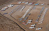 Flugzeuglagerung am Flughafen Mojave