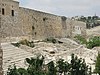 Excavated remains of a building tentatively identified as part of the Acra