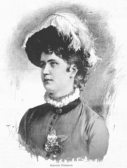 Gabriela Preissová (Jan Vilímek 1886)