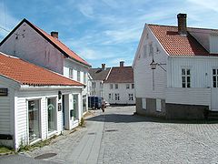 Eine Straße in Mandal