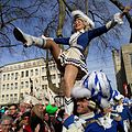 Funkemariechen, beim Einmarsch der Blauen Funken auf dem Funkenbiwak 2017 in Köln