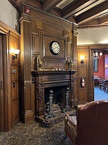 Glen Eyrie Castle fireplace