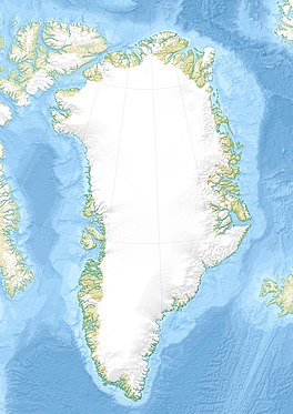 Map showing the location of A. Harmsworth Glacier